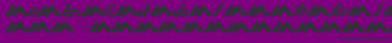 Macromx Font – Black Fonts on Purple Background