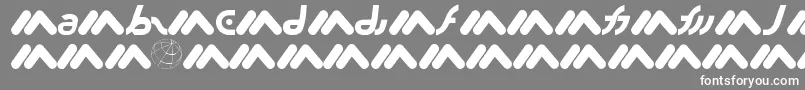 Macromx Font – White Fonts on Gray Background