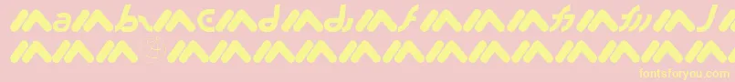 fuente Macromx – Fuentes Amarillas Sobre Fondo Rosa