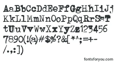 Avojaloin font – typewriter Fonts