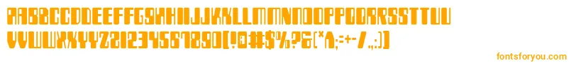 Zyv2c Font – Orange Fonts on White Background