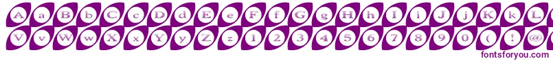 Wide Eyed-fontti – violetit fontit