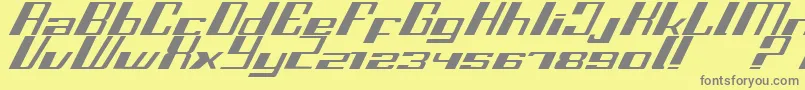 Fastss Font – Gray Fonts on Yellow Background