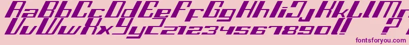 Fastss Font – Purple Fonts on Pink Background