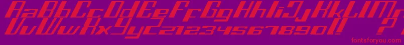 Fastss Font – Red Fonts on Purple Background