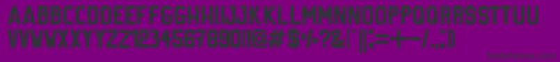 StiltRegular Font – Black Fonts on Purple Background