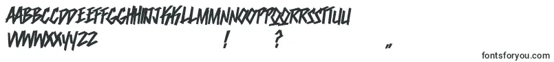 Шрифт Dumbnerd – граффити шрифты