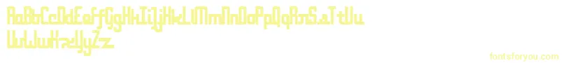 OnakiteThin-Schriftart – Gelbe Schriften