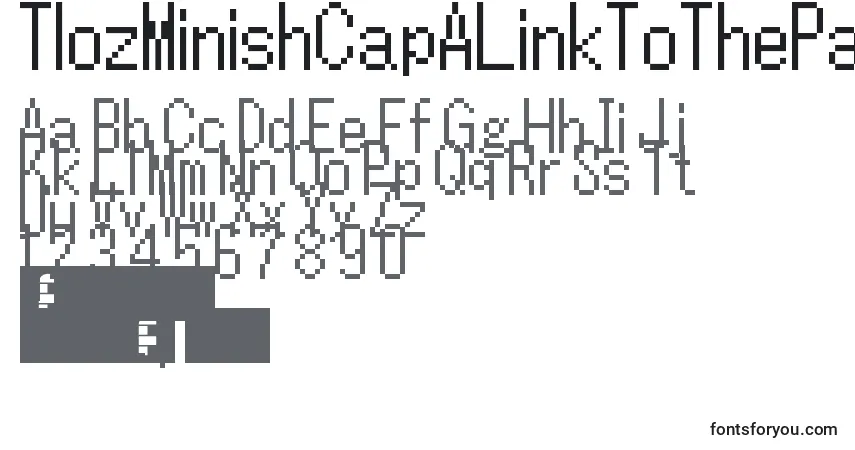 TlozMinishCapALinkToThePastFourSword Font – alphabet, numbers, special characters