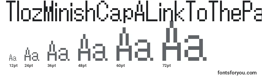 Размеры шрифта TlozMinishCapALinkToThePastFourSword