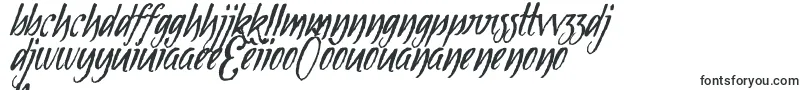 Шрифт Tipbrush1Slanted – креольские шрифты