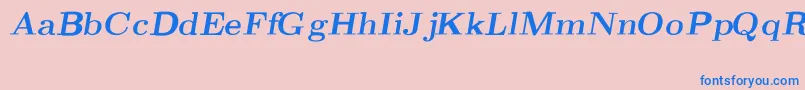 More about CmRomanBoldslantedext Font CmRomanBoldslantedext Font – Blue Fonts on Pink Background