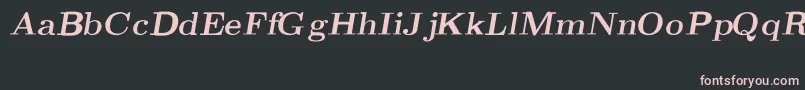 CmRomanBoldslantedext Font – Pink Fonts on Black Background