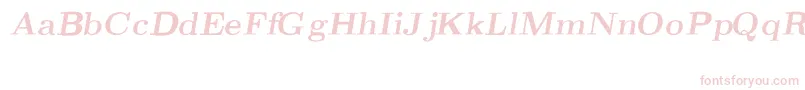 Шрифт CmRomanBoldslantedext – розовые шрифты
