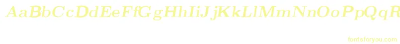 CmRomanBoldslantedext-fontti – keltaiset fontit