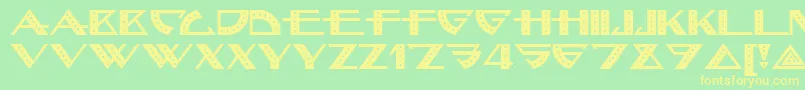 Lisätietoja Bellhop-fontista Bellhop-fontti – keltaiset fontit vihreällä taustalla