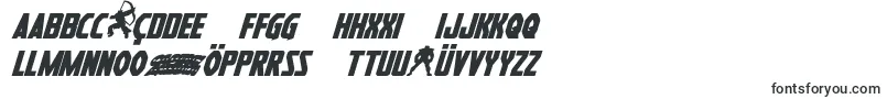 Heroesassembleboldexpandital-Schriftart – aserbaidschanische Schriften
