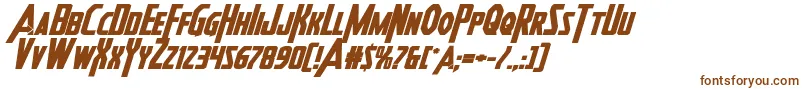 Шрифт Heroesassembleboldexpandital – коричневые шрифты