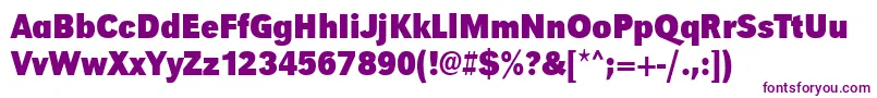 UrwgrotesktextnarBold Font – Purple Fonts on White Background