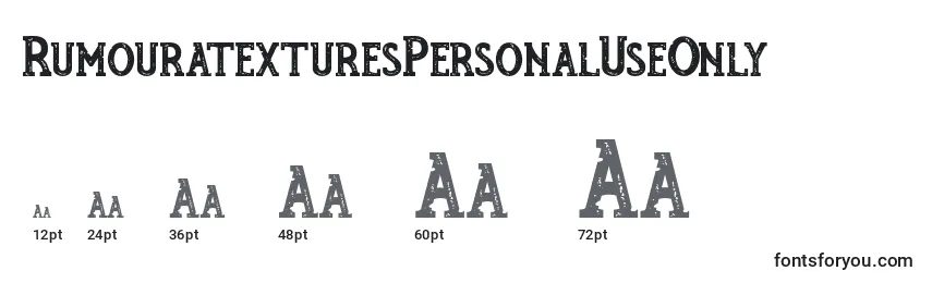 RumouratexturesPersonalUseOnly (36269) Font Sizes