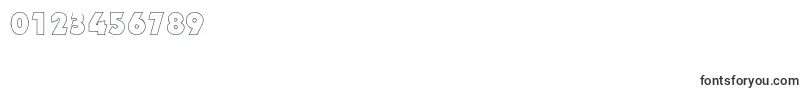 Dynaroutlinec Font – Fonts for Numbers and Digits
