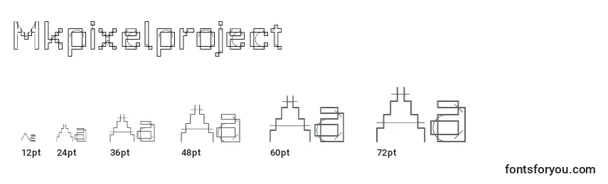 Размеры шрифта Mkpixelproject