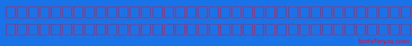 AfEdDammamNormalTraditional-Schriftart – Rote Schriften auf blauem Hintergrund