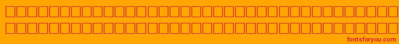 AfEdDammamNormalTraditional Font – Red Fonts on Orange Background