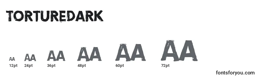 TortureDark Font Sizes