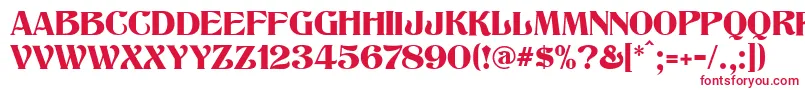 TitaniaModern Font – Red Fonts