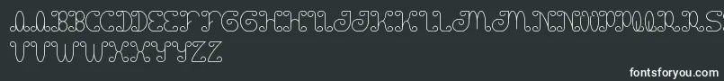 Motorcycle Font – White Fonts on Black Background