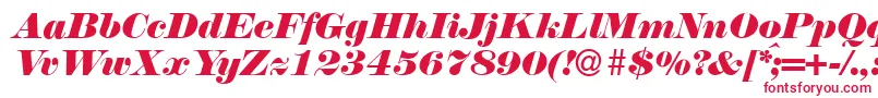 N790ModernItalic Font – Red Fonts