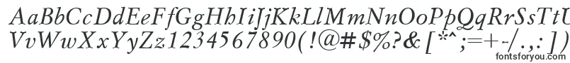 MyslcttItalic Font – Fonts Starting with M