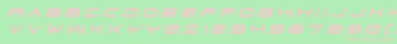 fuente Dodger3titleital – Fuentes Rosadas Sobre Fondo Verde