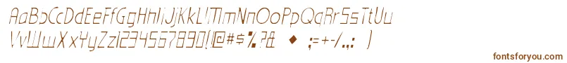 EdenmillsgauntItalic-Schriftart – Braune Schriften