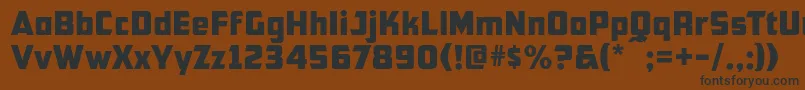 Cfb1AmericanPatriotNormal Font – Black Fonts on Brown Background