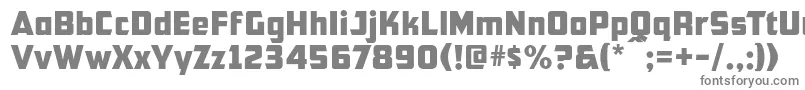 Cfb1AmericanPatriotNormal-fontti – harmaat kirjasimet valkoisella taustalla