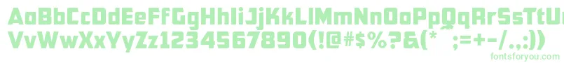Шрифт Cfb1AmericanPatriotNormal – зелёные шрифты на белом фоне