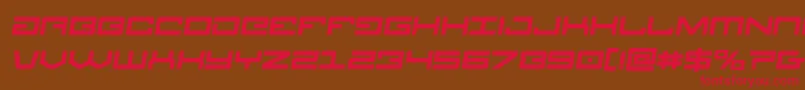 Legionboldsemital Font – Red Fonts on Brown Background