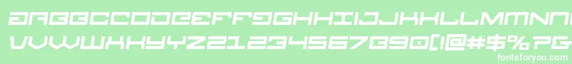 Legionboldsemital Font – White Fonts on Green Background