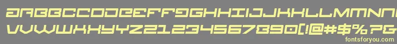 Legionboldsemital Font – Yellow Fonts on Gray Background