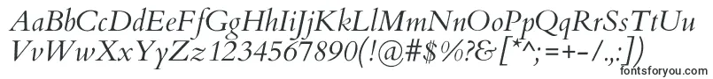 CardoItalic-fontti – Fontit Adobelle