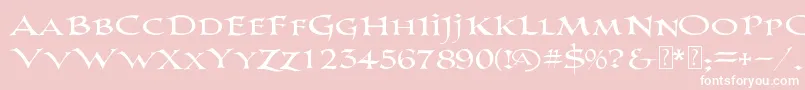 PrColumbanDemoフォントについての詳細 フォントPrColumbanDemo – ピンクの背景に白い文字