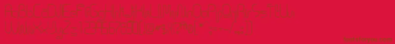 Lisätietoja Icklips-fontista Icklips-fontti – ruskeat fontit punaisella taustalla