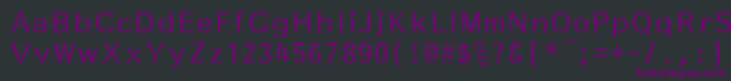 EssayNormal Font – Purple Fonts on Black Background