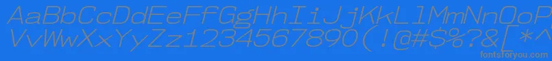 Подробнее о шрифте Nk57MonospaceSeLtIt Шрифт Nk57MonospaceSeLtIt – серые шрифты на синем фоне