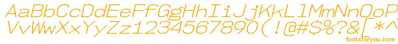 Fonte Nk57MonospaceSeLtIt – fontes laranjas