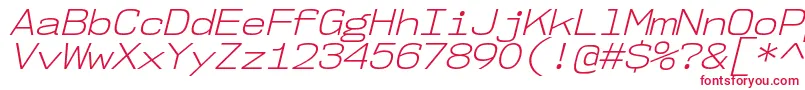 Nk57MonospaceSeLtIt Font – Red Fonts