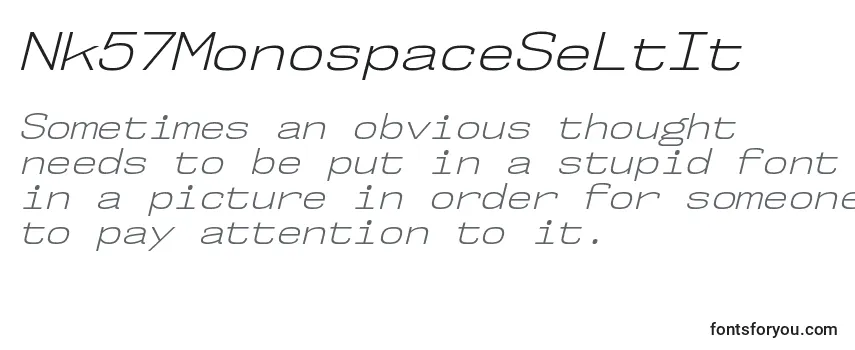 Nk57MonospaceSeLtIt フォントのレビュー