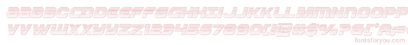 Ozdachromeital Font – Pink Fonts on White Background
